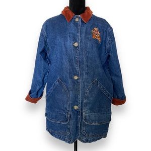 Vintage Southwestern Denim Jacket Size Small